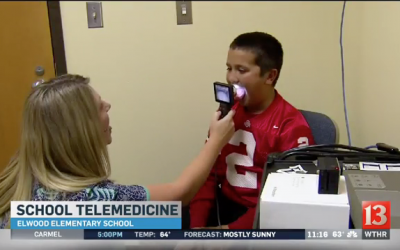 Telehealth clinic in Indiana allows Elwood students to see a doctor without leaving school.