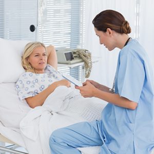 patient receiving post acute care